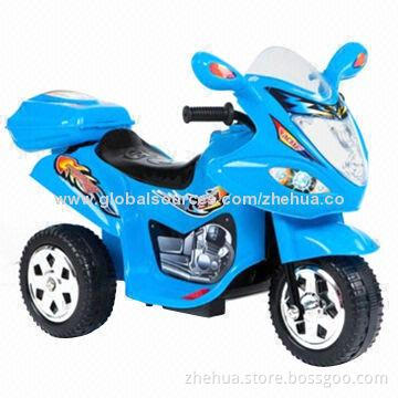 6V4.5Ah Kids Battery Operated Ride-on Motorcycle Toy with Music, Colorful LED Lights & MP3 Function